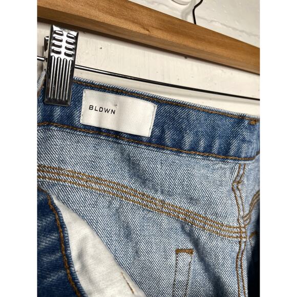 BLDWN Andie Asymmetrical Hem Denim Skirt Womens Size 31 - Picture 4 of 5